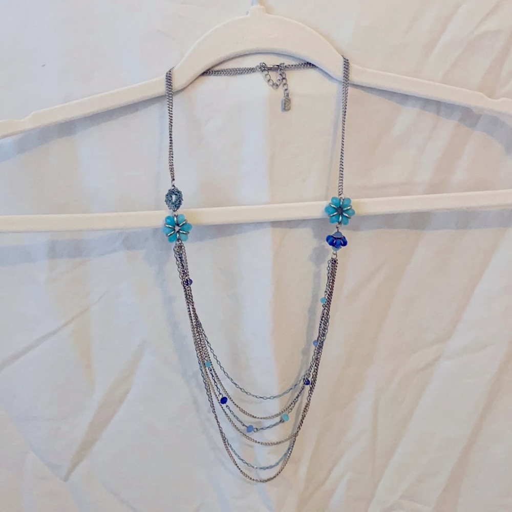 Long Multistrand Necklace